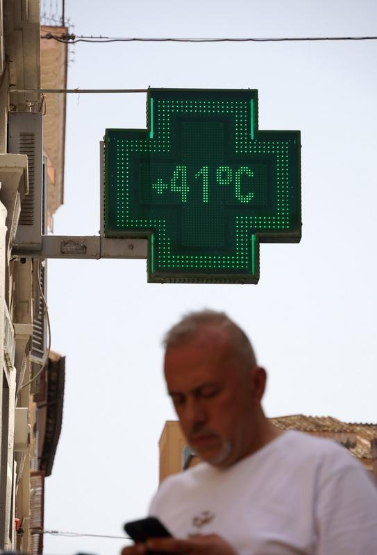 Suhu terpanas di Eropa