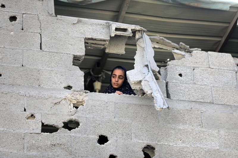 Jalur Gaza mengalami bombardemen