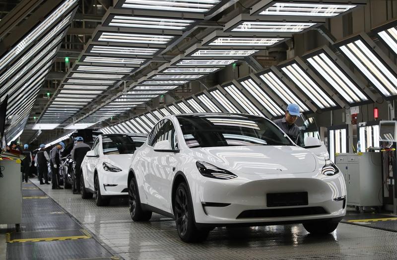 Pabrik Tesla di Shanghai