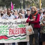 Para demonstran pro-Palestina