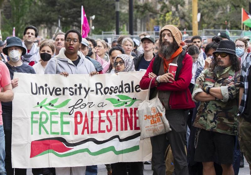 Para demonstran pro-Palestina