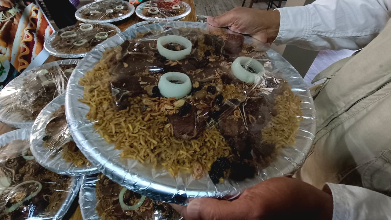 hidangan nasi Arab kebuli