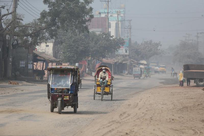 Tingkat polusi di Dhaka