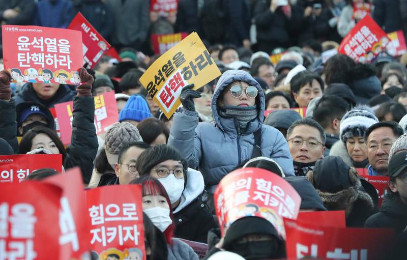 tekanan terhadap Presiden Korea