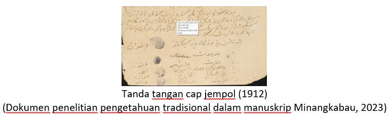 Tanda tangan Arab