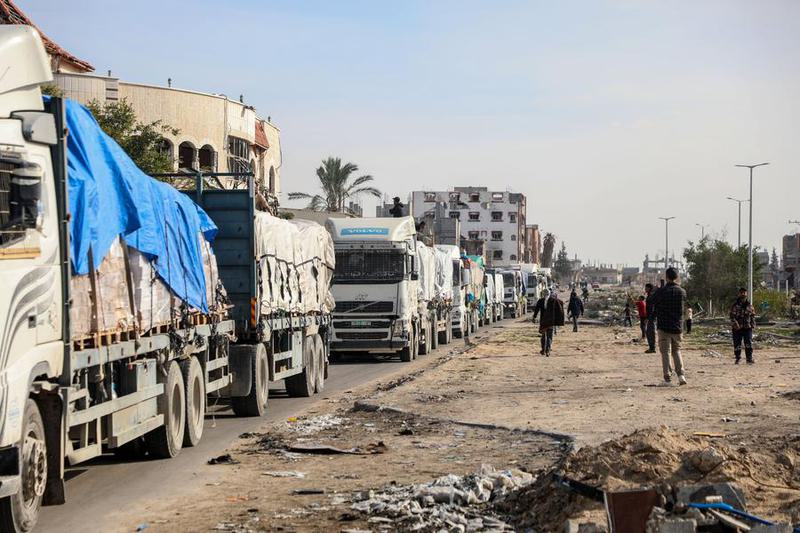 gelombang bantuan kemanusiaan