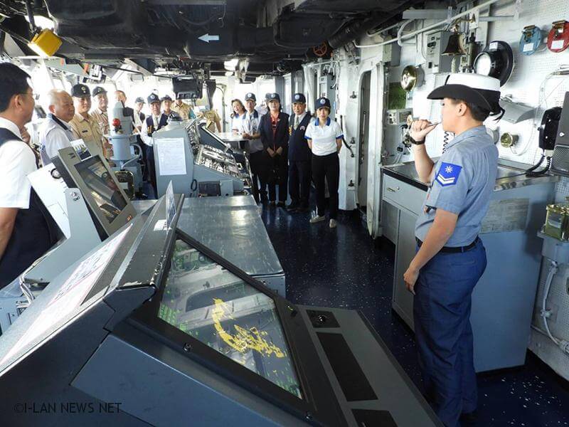 艦隊也特別安排了左營軍艦的參訪活動