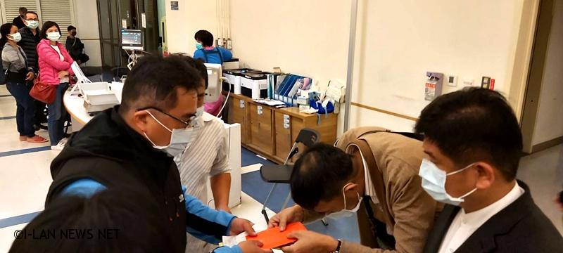 張宜樺到陽大慰問傷者