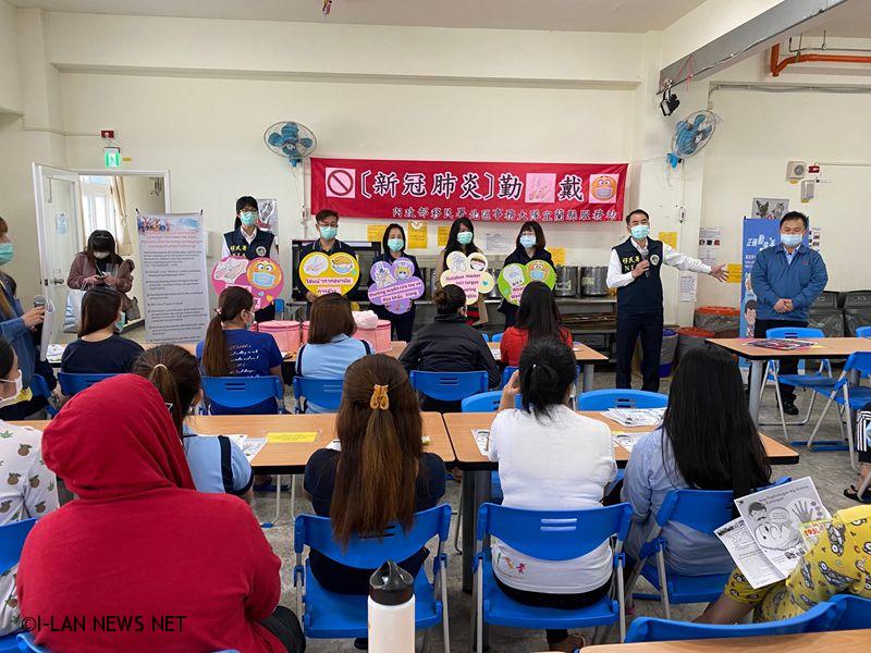 移民署加強新住民移工防疫教育