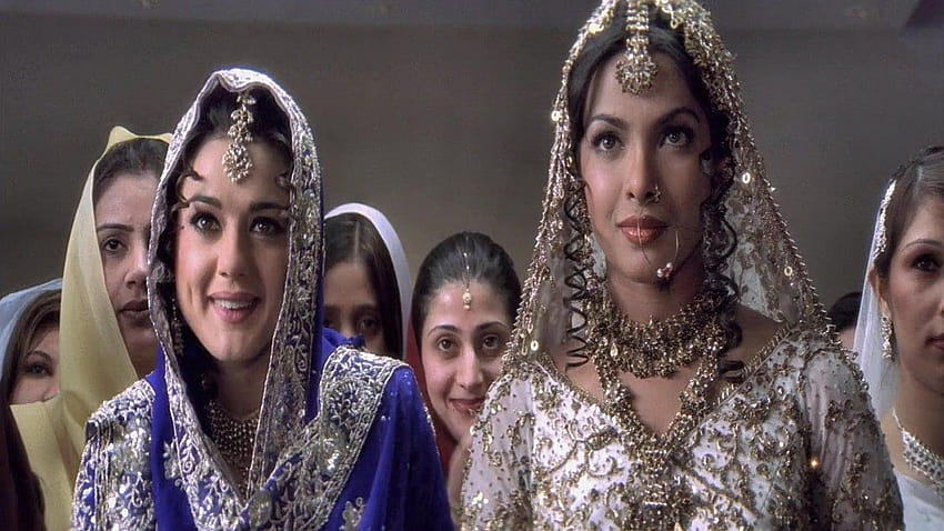 Priyanka Chopra still from her debut film with Preity Zinta