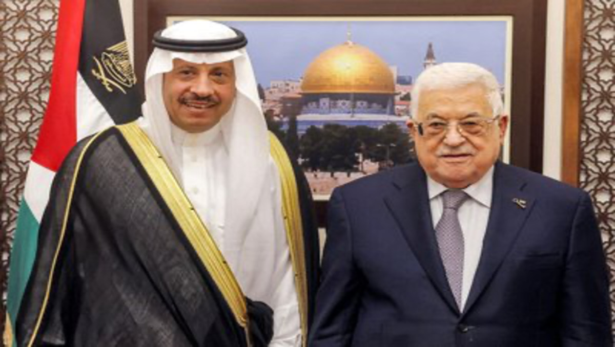A Saudi envoy on a rare visit to the occupied West Bank pledged Tuesday that the Palestinian cause will be "a cornerstone" of any normalisation deal the oil-rich kingdom may strike with Israel.