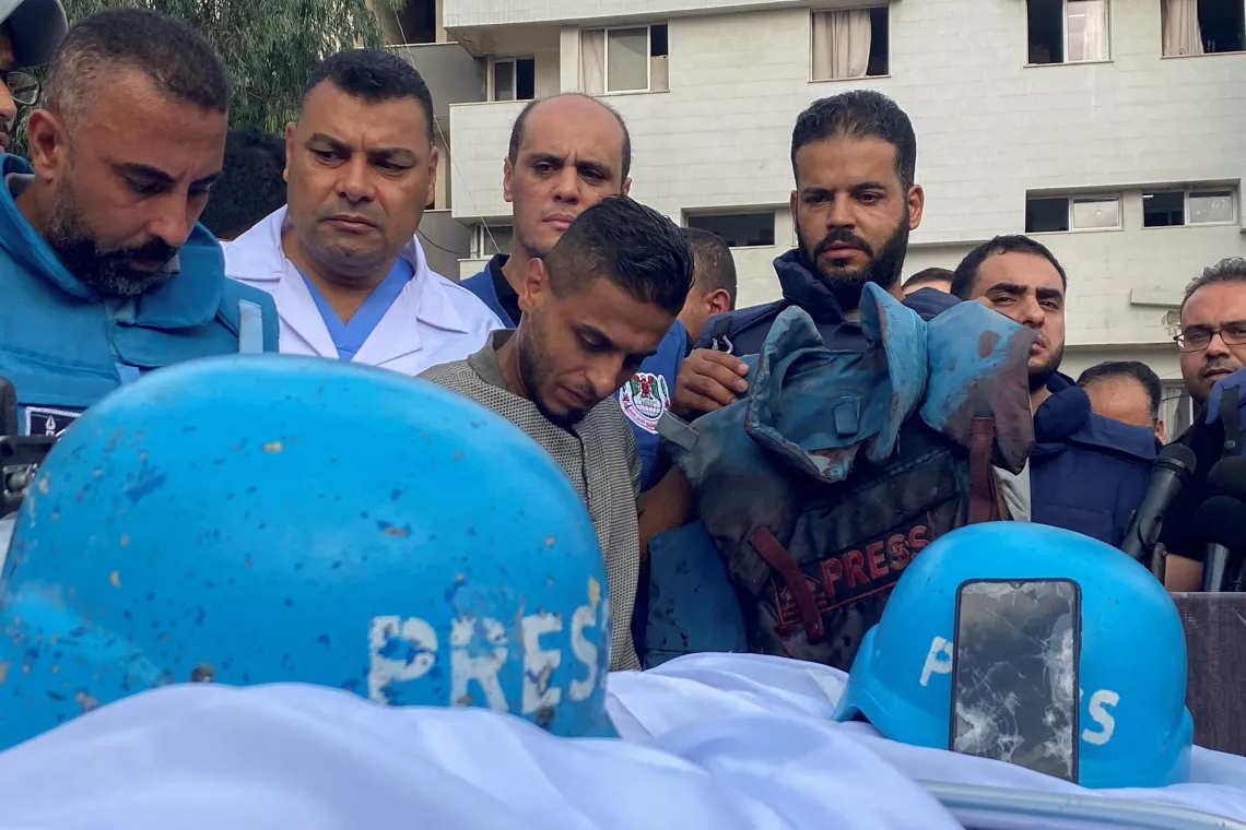 Journalists in Gaza Risk All Amidst Deadly Conflict