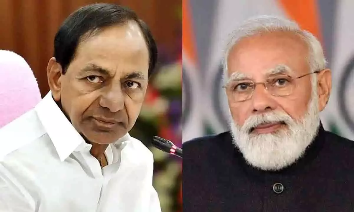 CM KCR not present to welcome PM Modi