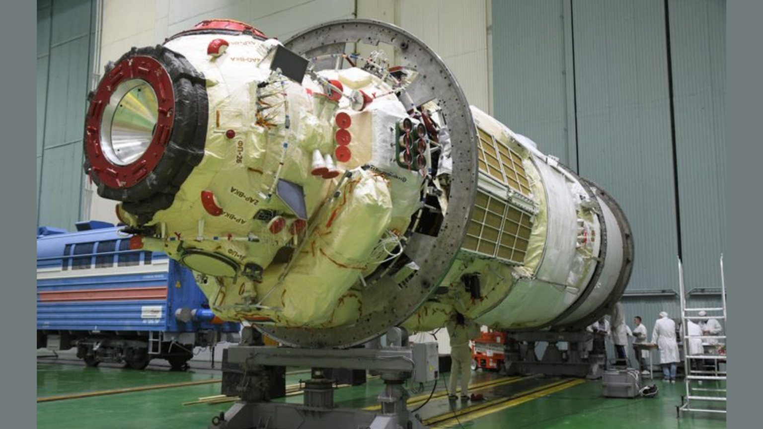 Nauka module before launch