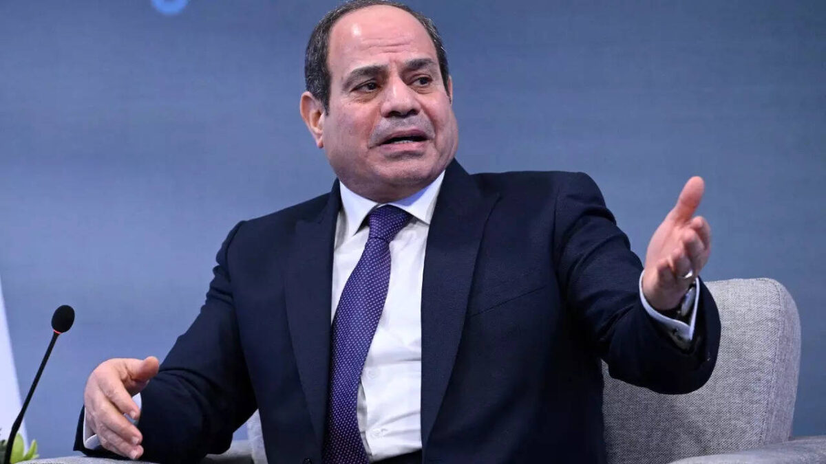 El-sisi has been re-elected as the president of Egypt for the third term.