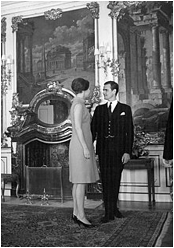 Queen Margarethe of Denmark was married to Henri-Marie-Jean-André de Laborde de Monpezat, whom she met in London, where he was present as a French diplomat.