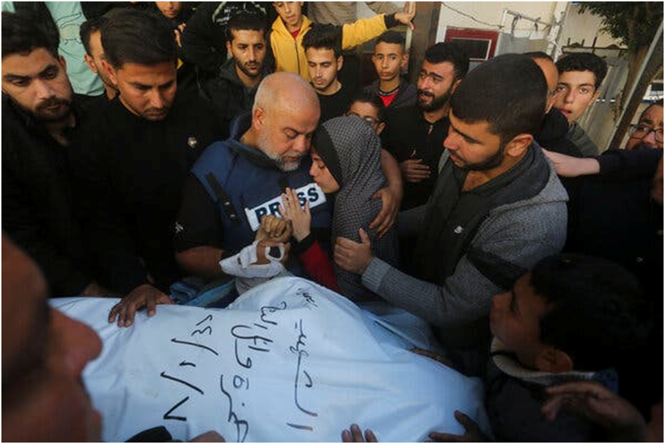 On January 7, journalist Hamza Dahdouh, who was the eldest son of Palestaini journalist and Al Jazeera’s Gaza bureau chief, Wael Dahdouh, was killed in an Israeli air strike in the western part of Khan Younis, Gaza.