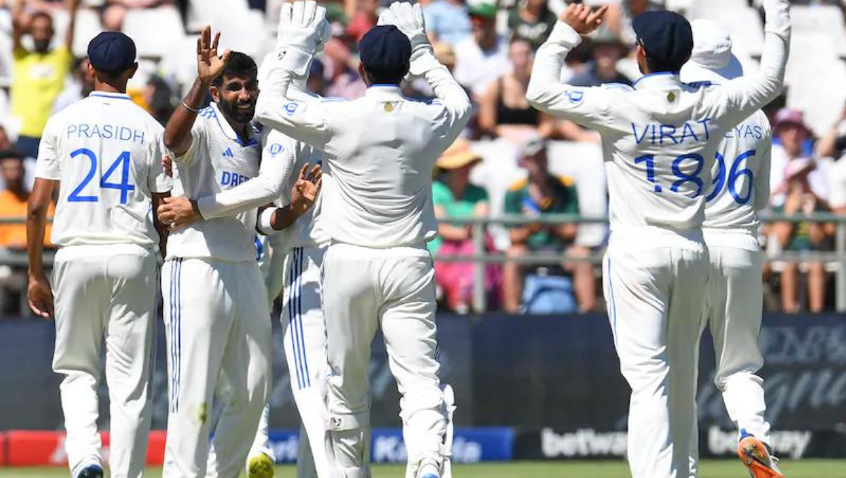 Jasprit Bumrah celebrates his 6-Wicket haul in Test Match in India vs South Africa