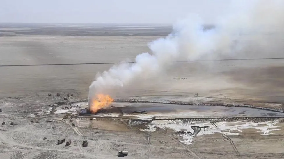 Kazakhstan methane leak