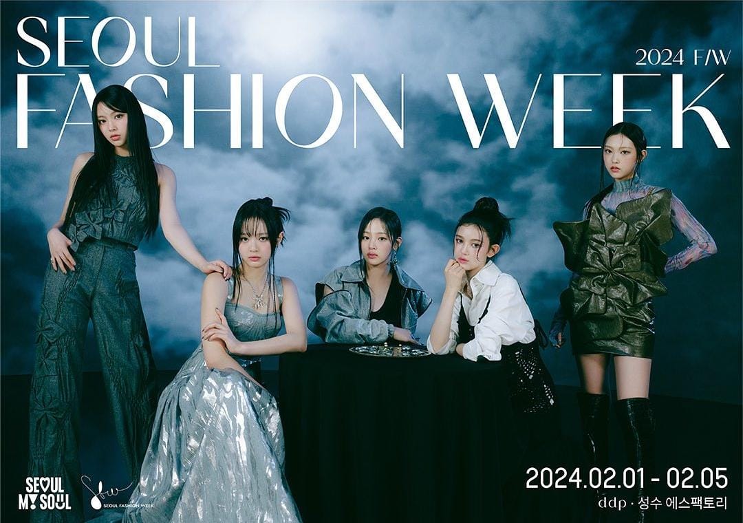 Kpop group New Jeans- ambassador of Seoul Fashion Week 2024
