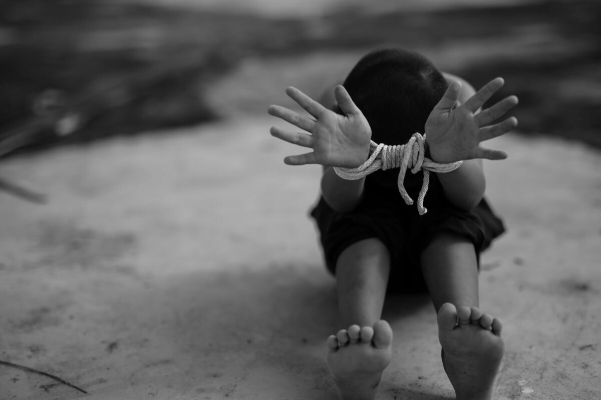 Shocking statistics about child trafficking in India. 