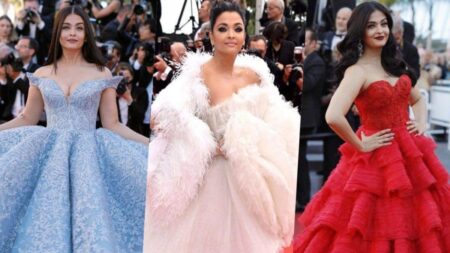 Aishwarya Rai Bacchan has for once again presented herself in the Cannes Film Festival.