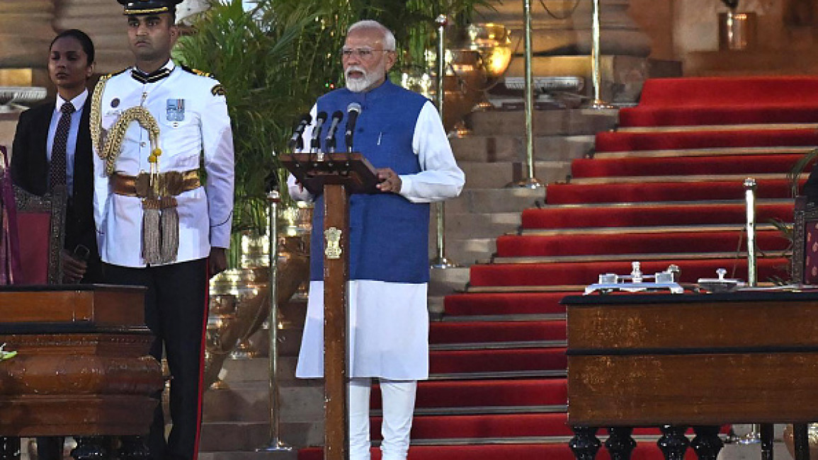 Narendra Modi sworn as the Indian Prime Minister for the third consecutive term