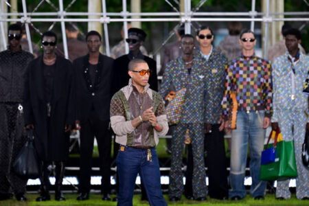 Pharell Williams at Louis Vuitton Show
