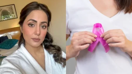 HINA KHAN STAGE 3 BREAST CANCER