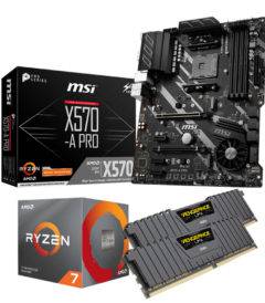 AMD RYZEN 7 3700X with MSI X570-A Pro  MB