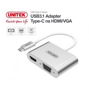 UNitek Type C to HDMI and VGA Adapter