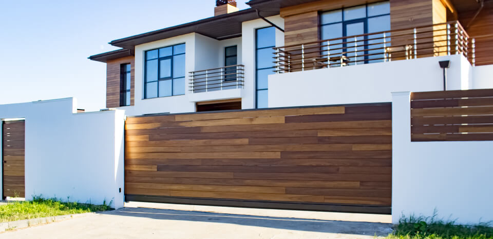 A wooden section of a wall coated with Sayerlack