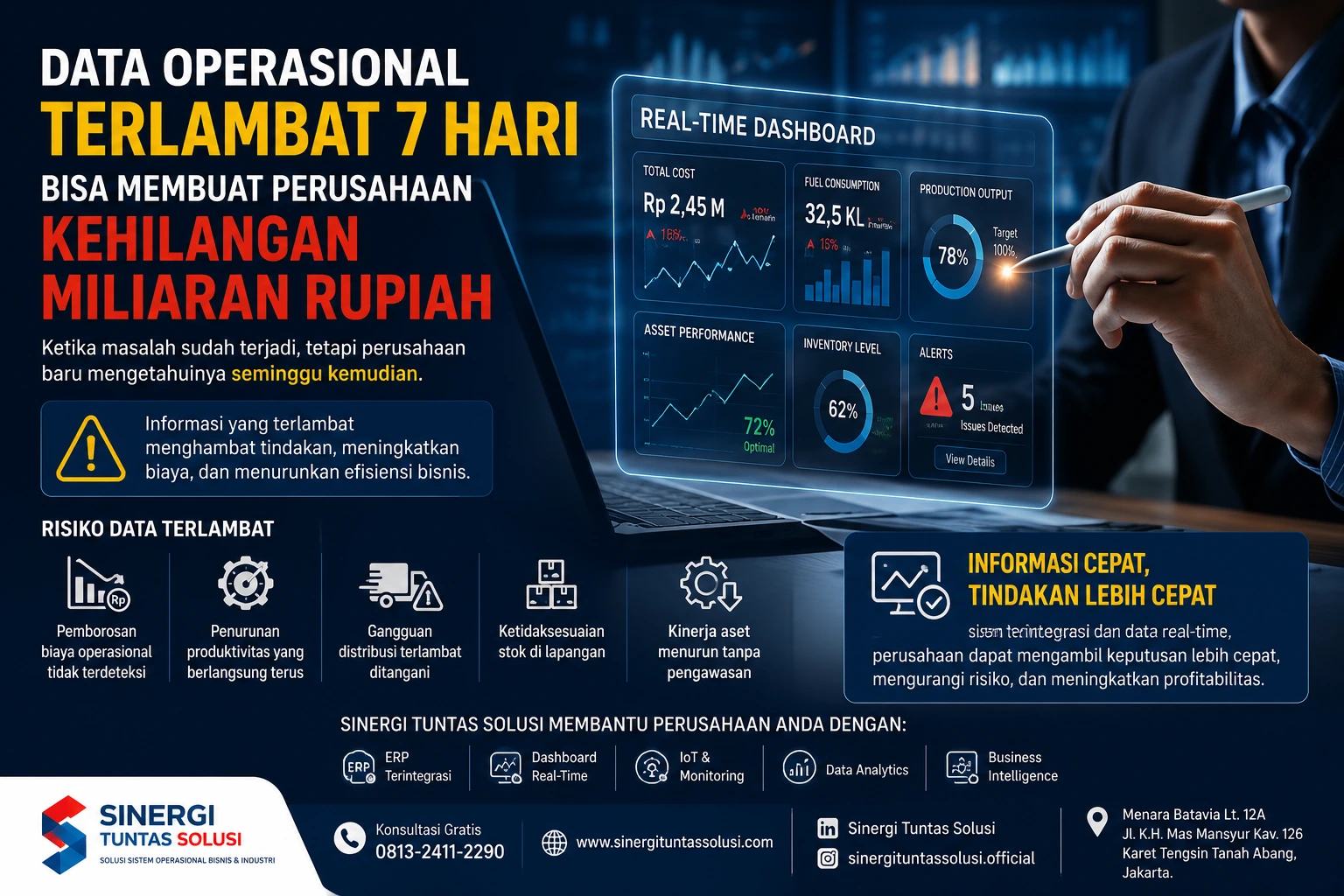 Data Operasional Terlambat 7 Hari Bisa Membuat Perusahaan Kehilangan Miliaran Rupiah.webp