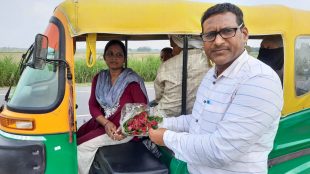गोरखपुर से बांसी पहुंची महिला टेंपो चालक का डीडी ने किया स्वागत