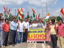 JSI स्कूल के छात्रों ने निकाली हर घर तिरंगा जागरूकता रैली, मनाया आज़ादी का महोत्सव