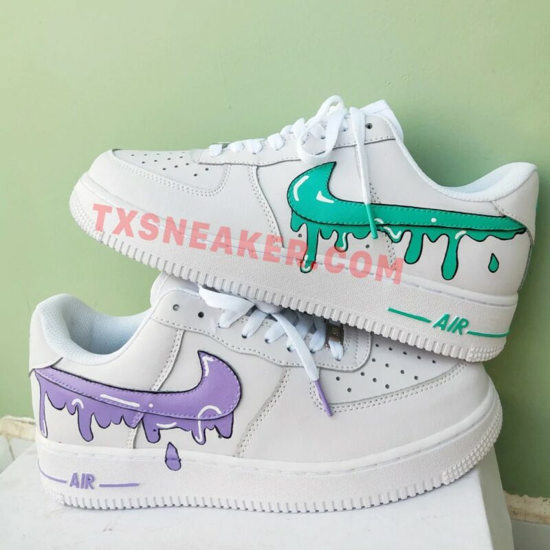 Cream Drip Air Force 1 Custom