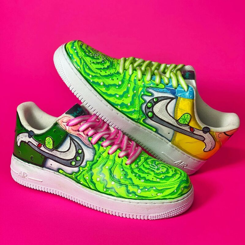 Rick and Morty Air Force 1 Custom