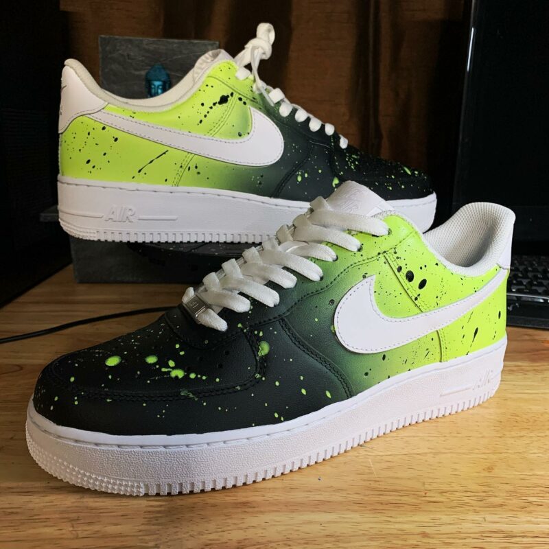 Volt Fade Air Force 1 Custom