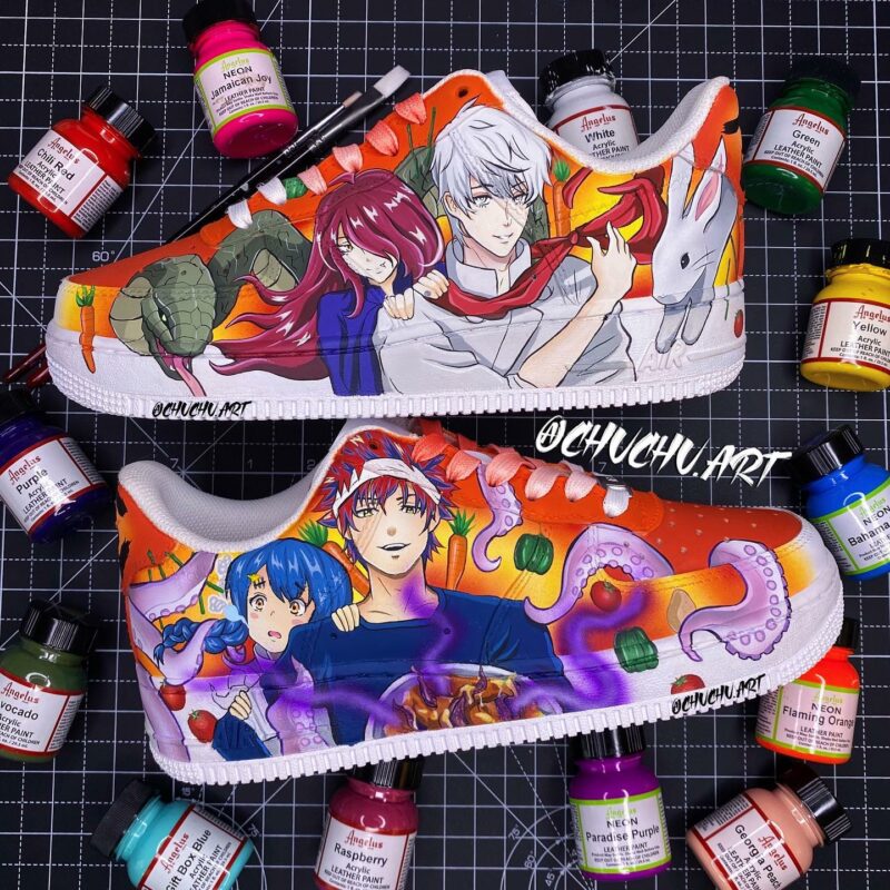 Food Wars Shokugeki no Soma Air Force 1 Custom