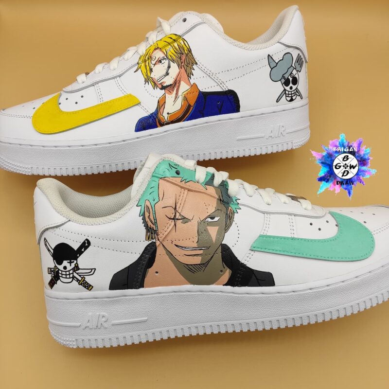 Zoro x Sanji Air Force 1 Custom