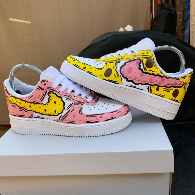 Spongebob and Patrick Air Force 1 Custom, Hand Painted Gift, AF1 ...