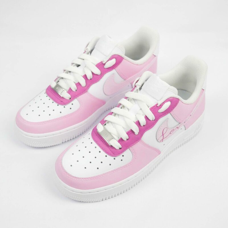 Pink Air Force 1 Custom