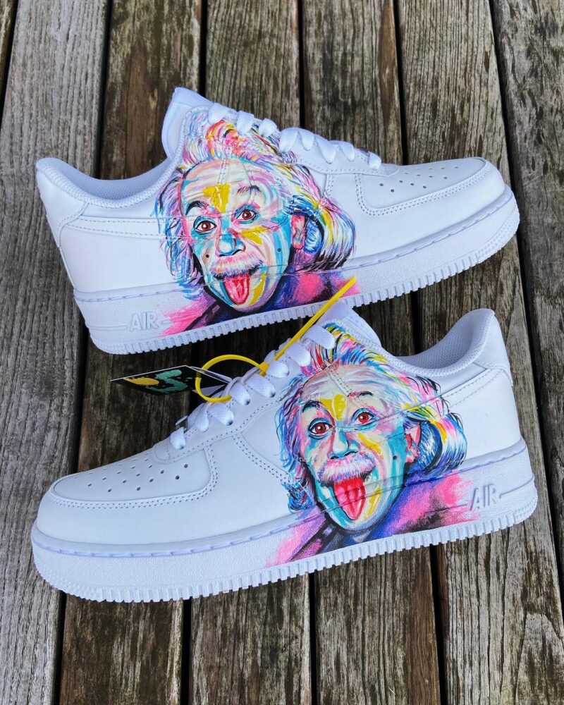 Albert Einstein Air Force 1 Custom