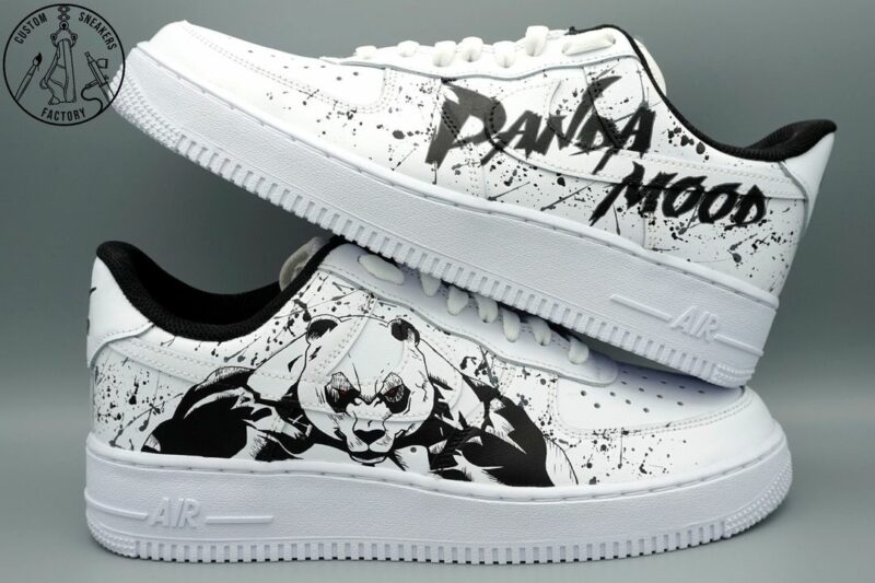 Angry Panda Air Force 1 Custom