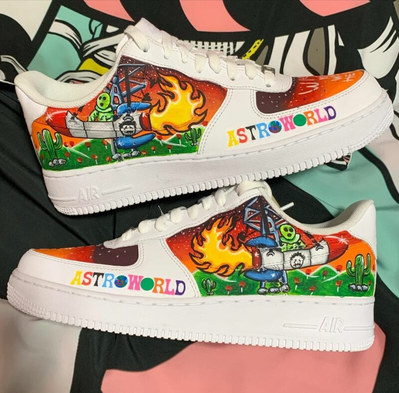 Astroworld Air Force 1 Custom