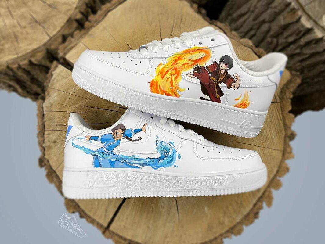 Avatar the Last Airbender Air Force 1 Custom, Hand Painted Gift, AF1 ...