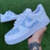 Baby Blue Dior Air Force 1 Custom