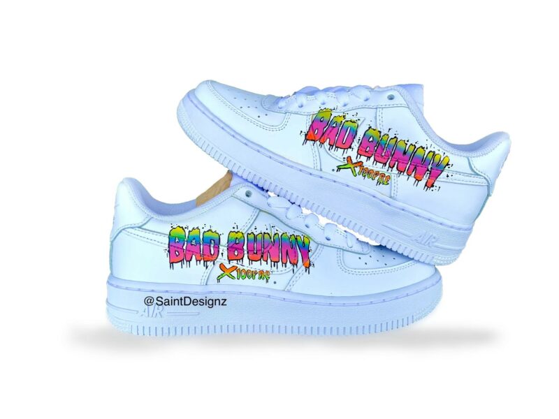 Bad Bunny xpre Air Force 1 Custom