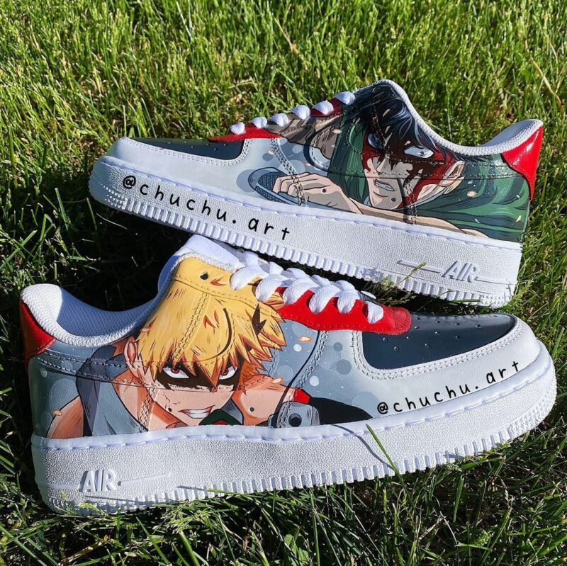 Bakugo x Levi Air Force 1 Custom