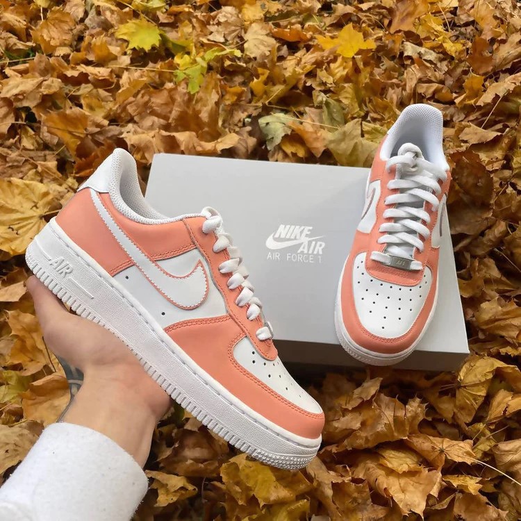 Barely Peach Air Force 1 Custom